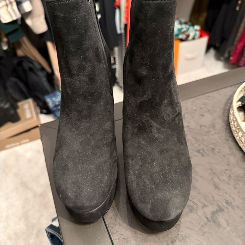 Sam Edelman Black Platform Boots